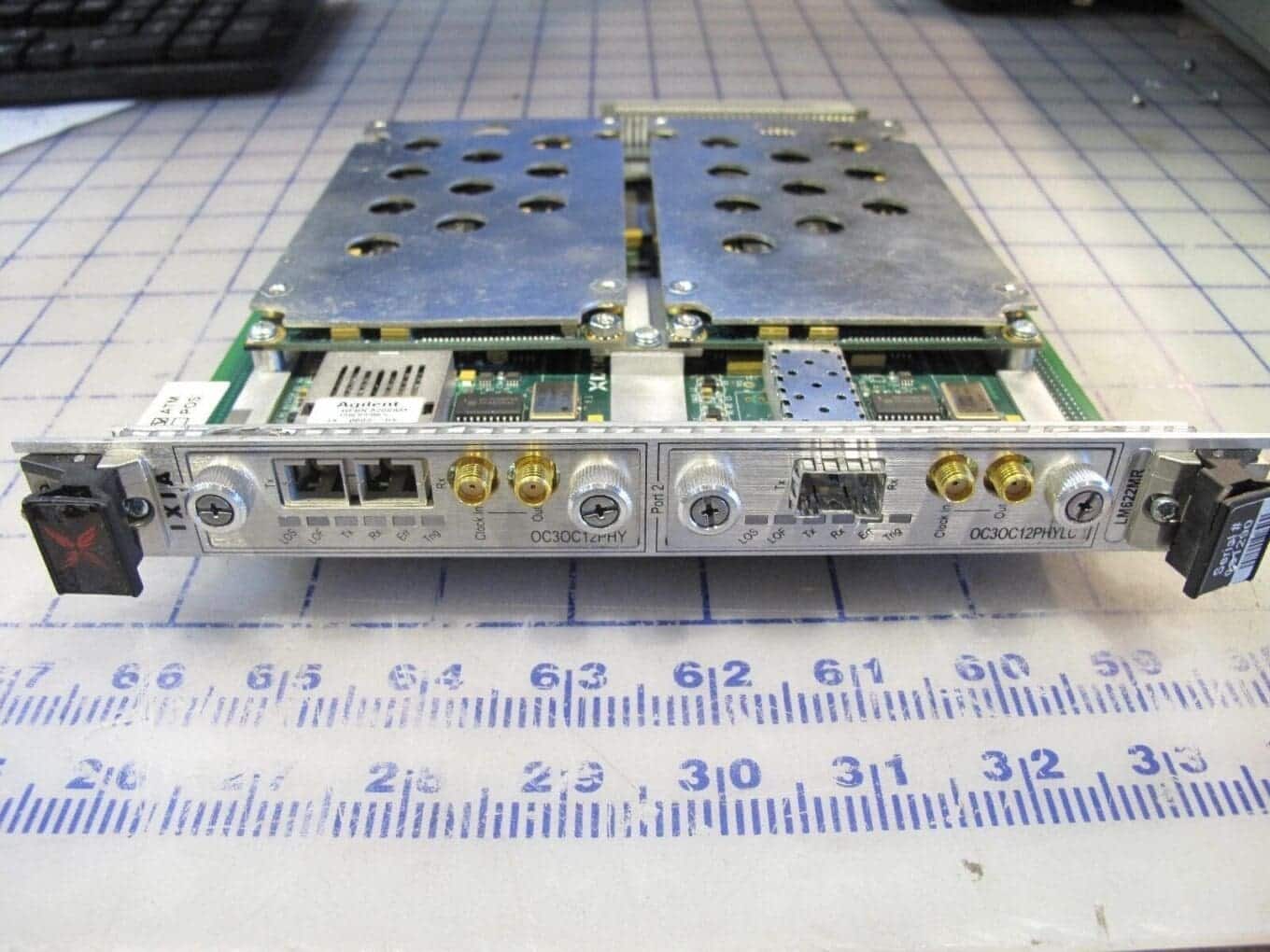 IXIA LM622MR 2-PORT ATM PACKET OVER SONET LOAD MODULE WITH CHOICE OF MODULES