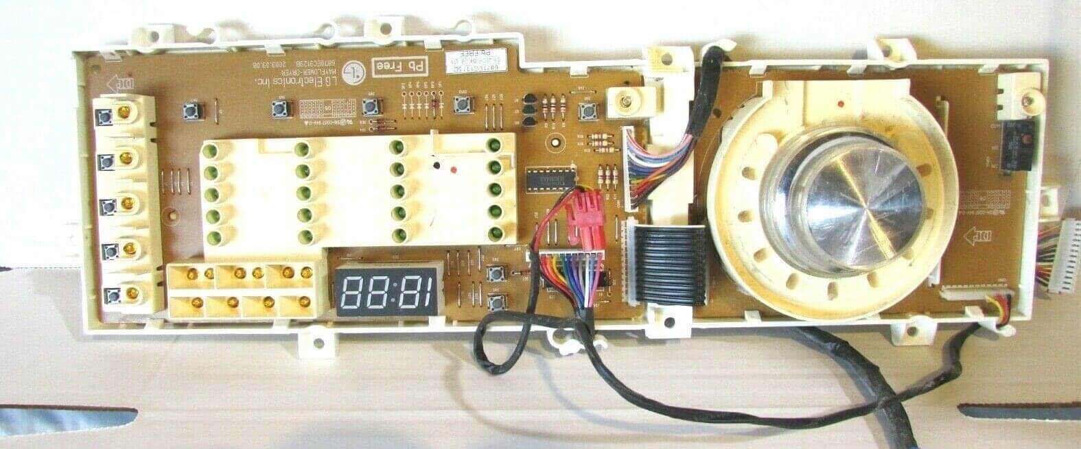 LG DRYER USER INTERFACE CONTROL BOARD 6871EC1115D