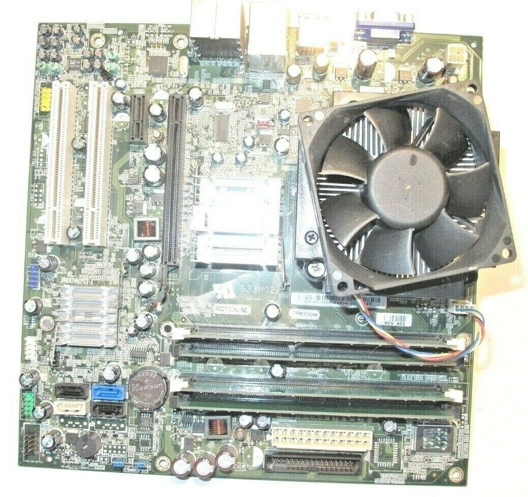 DELL 0CU409 MOTHERBOARD + SLA8Z 1.80GHz DUAL-CORE PENTIUM + 4GB RAM + H/S FAN