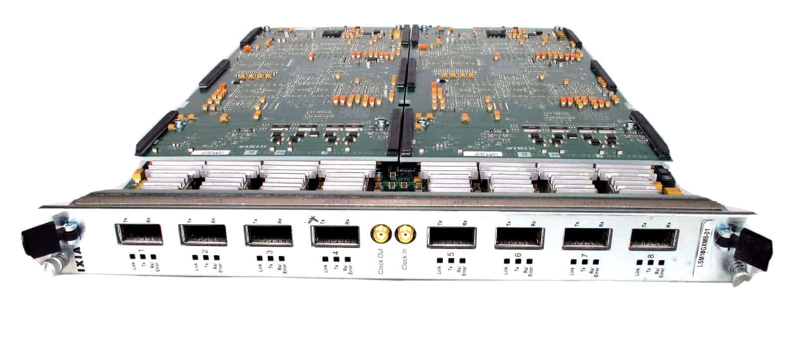 Ixia Optixia 10 Gigabit 8 XFP port XM Enet Load Module LSM10GXM8-01