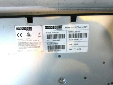 3 UNITS EDGE-C0RE ECS4610-50T, EM4626H-XG-XFP
