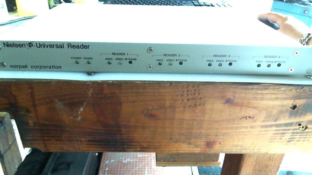 Norpak Corporation Nielson NX7-CHS-700 Media Research 4-Universal Readers