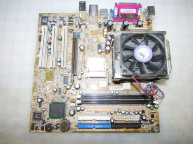 FIC VG33, 53-80801-16 Motherboard with 2.80GHz PENTIUM 4 + HEAT-SINK AND FAN