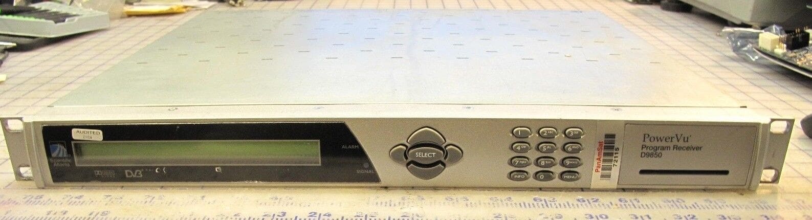 PowerVu SCIENTIFIC ATLANTA D9850 Program Receiver Channel Signal Tuner Box