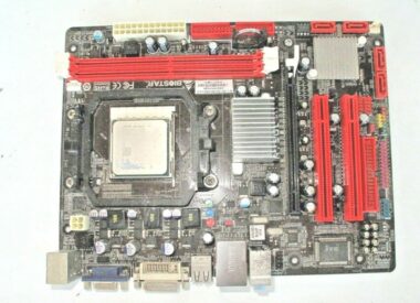 BIOSTAR H102127996 MOTHERBOARD WITH AN AMD ATHLON 2 CPU