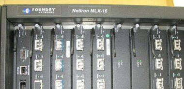 Foundry Networks Netiron Chassis NI-MLX-16-AC Loaded