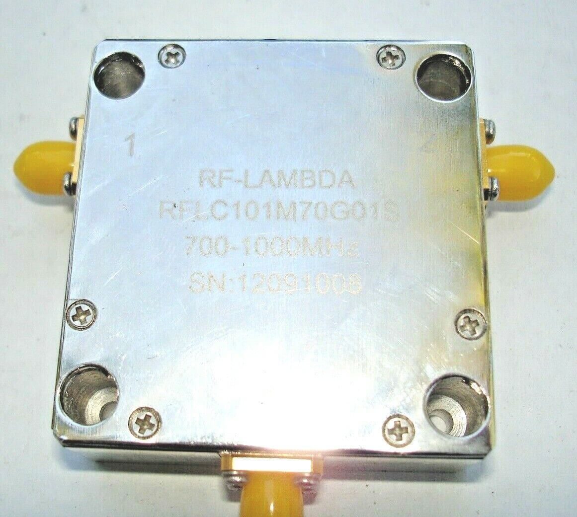 Ultra Wide Band Coaxial Circulator RFLC101M70G01S