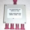 JFW INDUSTRIES 4-Way Power Divider/Combiner 2-8 GHz, 50PD-638 SMA