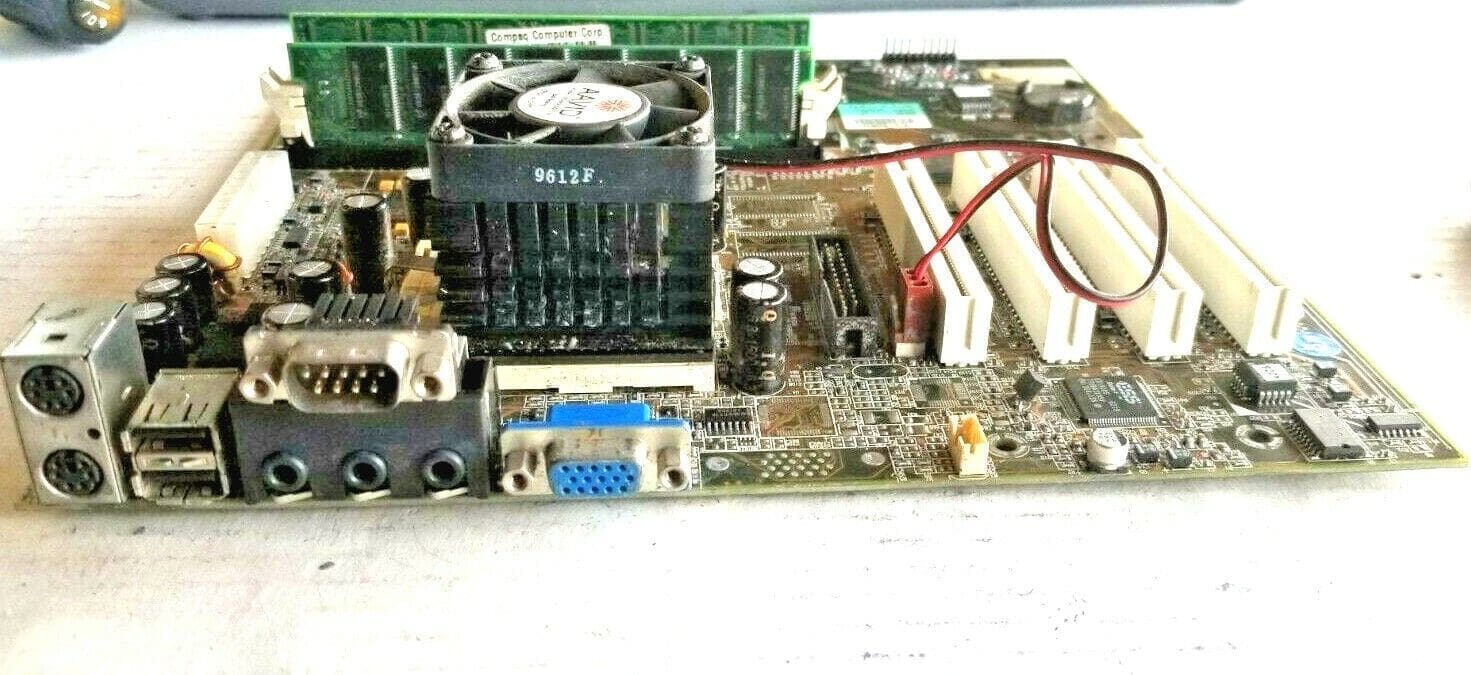 PWA-SHELBY 316698200002 Motherboard + INTEL C SL3FY CPU+ 256MB RAM + H/S & FAN