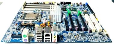 HP 586766-002 MOTHERBOARD + 3.33GHz INTEL XEON SLBV2 CPU