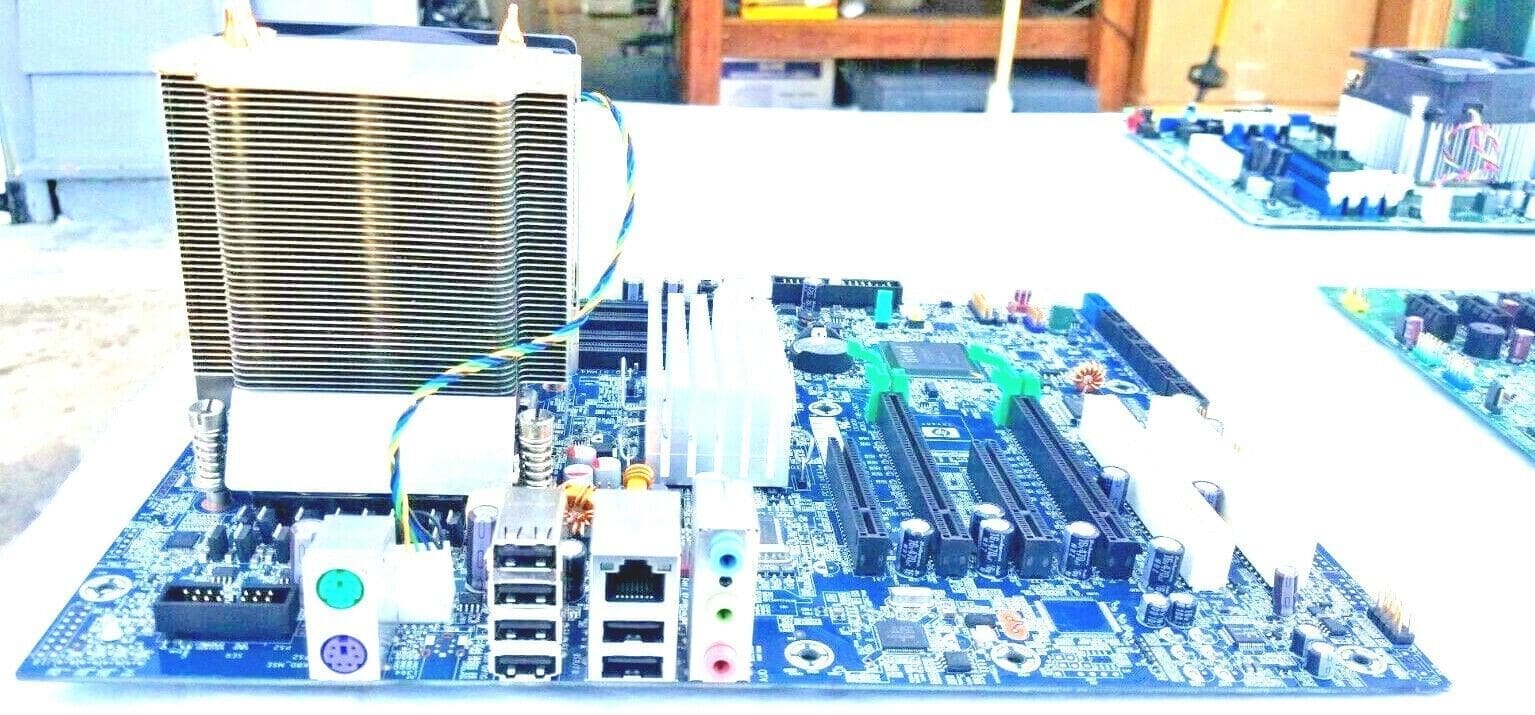 HP 460839-002 MOTHERBOARD + 2.93GHz INTEL XEON SLBEX CPU + H/S & FAN