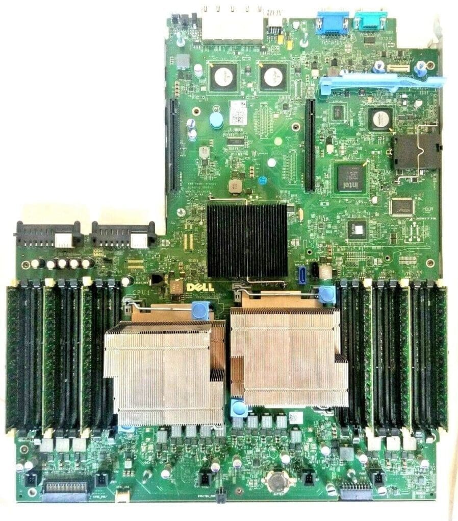 Dell 0M233H Motherboard + 2x 2.9GHz INTEL XEON SLBF3 CPU + 12GB RAM + DUAL H/S's