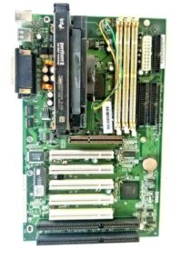 BCM KR632 MOTHERBOARD + INTEL PENTIUM II 300MHz SL2QC CPU + H/S & FAN