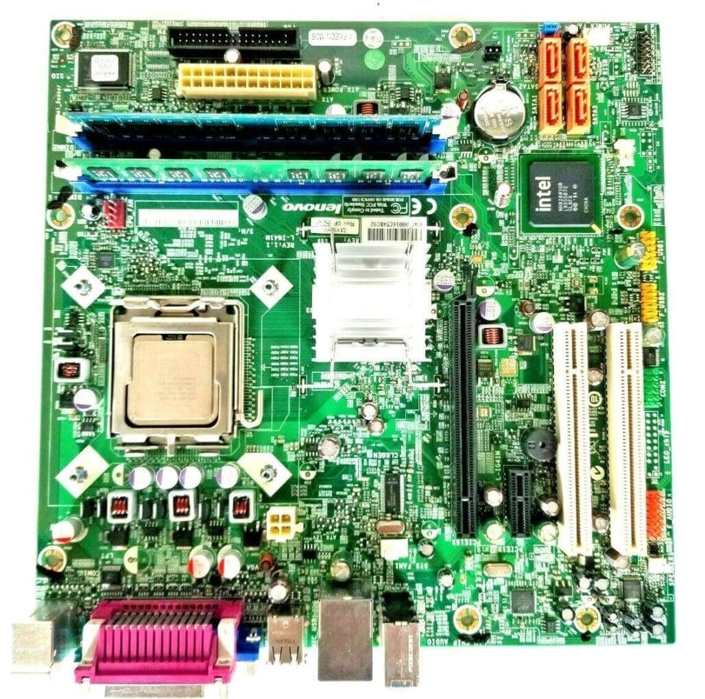 LENOVO 71Y6838 MOTHERBOARD + 2.7GHz INTEL PENTIUM DUAL CORE SLGTK CPU + 4GB RAM
