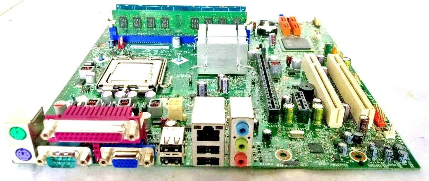 LENOVO 71Y6838 MOTHERBOARD + 2.7GHz INTEL PENTIUM DUAL CORE SLGTK CPU + 4GB RAM