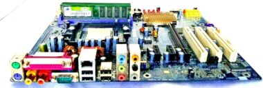 GIGABYTE GA-K8NF-9 MOTHERBOARD + 2GHz AMD ATHLON X2 ADA3800DAA5CD CPU + 2GB RAM