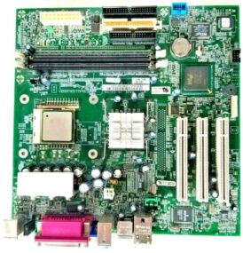 DELL 0C2425 MOTHERBOARD + 2.66 INTEL PENTIUM 4 SL6PE CPU