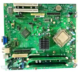 DELL 0JC474 C89706-402 MOTHERBOARD + 2.8GHz INTEL PENTIUM 4 SL8PP CPU + 1GB RAM