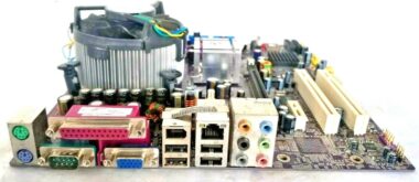 ECS 945G-M3 MOTHERBOARD + 2.8GHz INTEL PENTIUM 4 SL7J5 + H/S & FAN