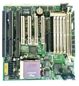 BCM SQ576 MOTHERBOARD + INTEL PENTIUM SY028 CPU + RAM