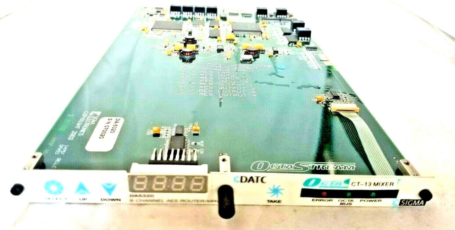 OCTA STREAM SIGMA DA5320 8 Channel AES ROUTER & MIXER