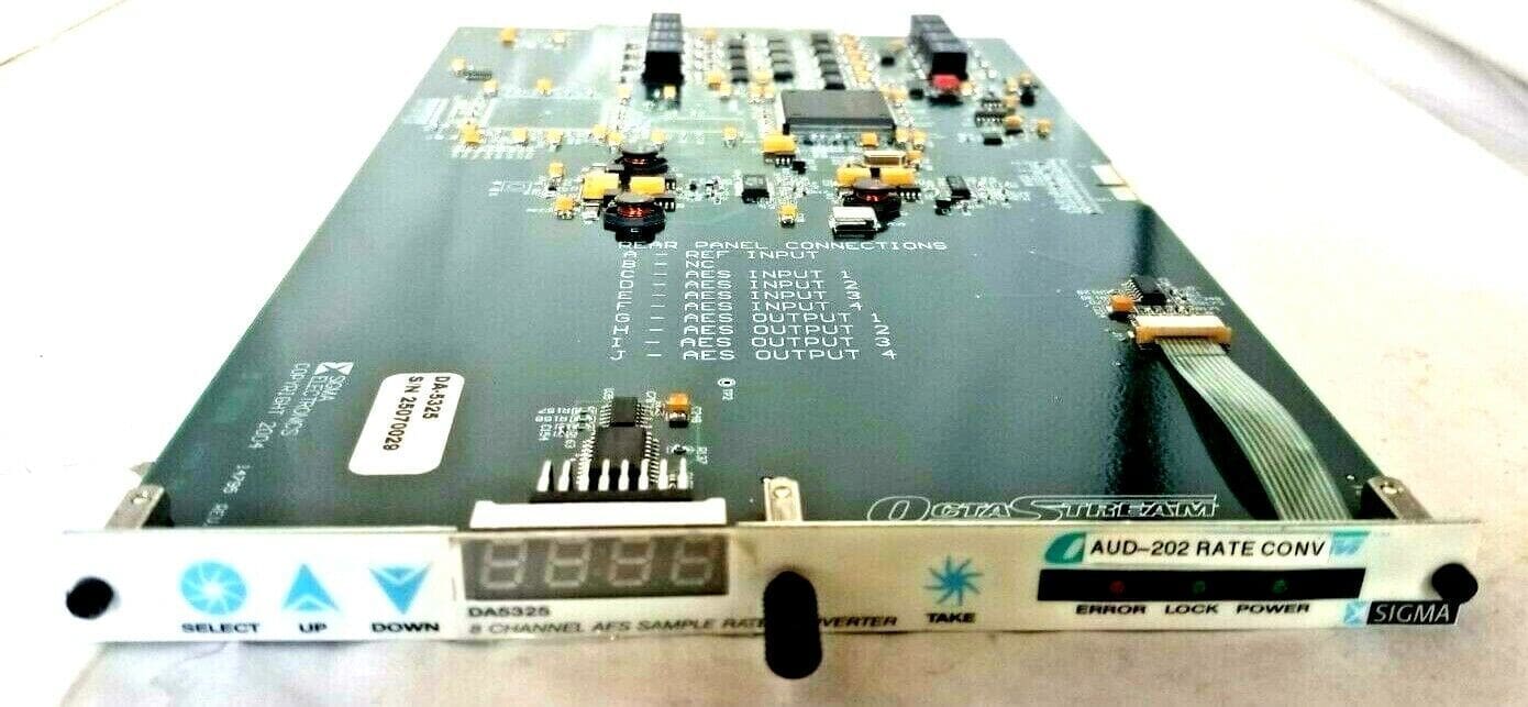 OCTA STREAM SIGMA DA5325 8 Channel AES SAMPLE RATE CONVERTER