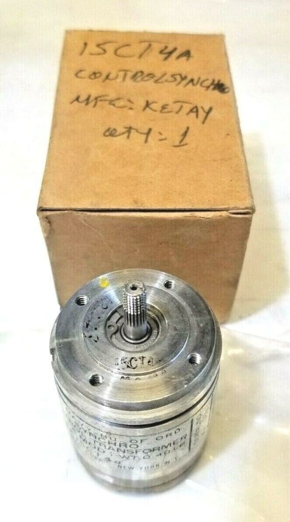 KETAY MFG CORP. TYPE 15CT4A AVIATION SYNCHRO CONTROL TRANSFORMER 400Hz