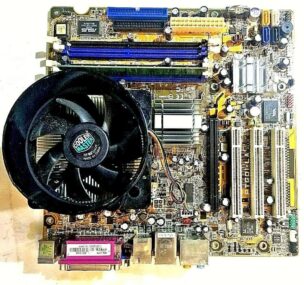 ASUS PTGD1-LA MOTHERBOARD + 3.06GHz INTEL SL8ZZ CPU + 512MB RAM + H/S/FAN