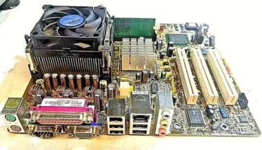 ASUS P4GV-LA MOTHERBOARD + 2.8GHz INTEL CELERON D SL7NW CPU+256MB RAM +H/S & FAN