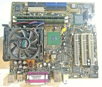 ASUS P4G533-LA MOTHERBOARD + 2.5GHz INTEL CELERON SL6ZY CPU+ 640MB RAM + H/S/FAN