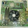 DELL 0C2KJT MOTHERBOARD + INTEL PENTIUM SLBMS CPU + H/S & FAN