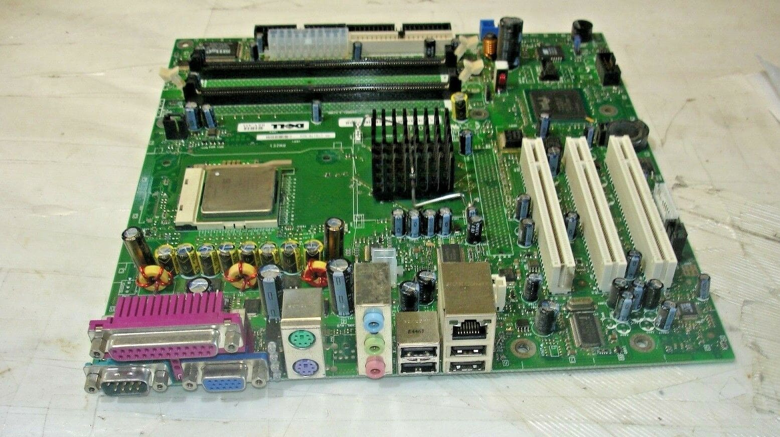 DELL 0N6381 MOTHERBOARD+INTEL PENTIUM 4 SL7PK CPU