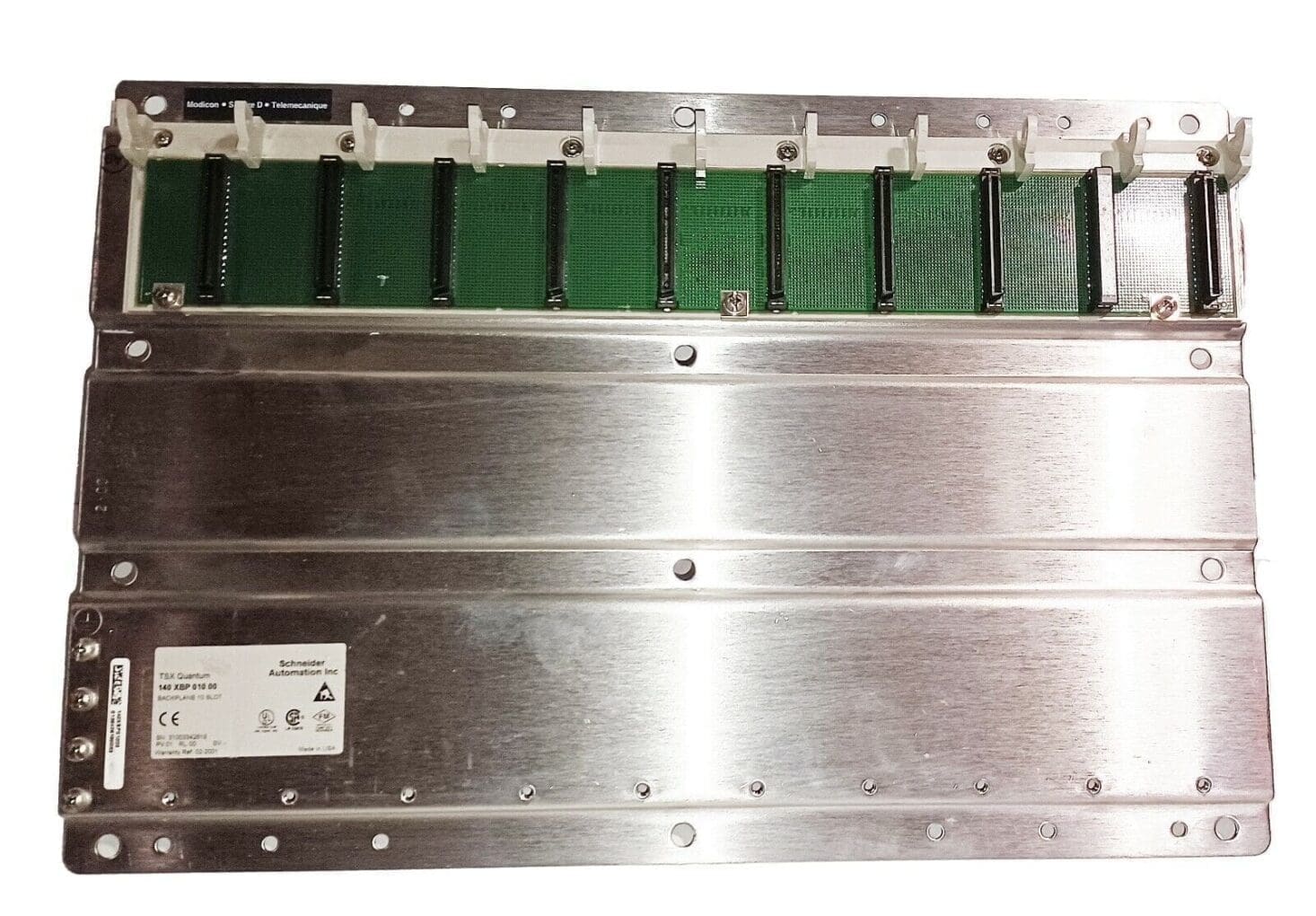 Schneider Modicon TSX Quantum 140XBP01000 Backplane 10 Slot