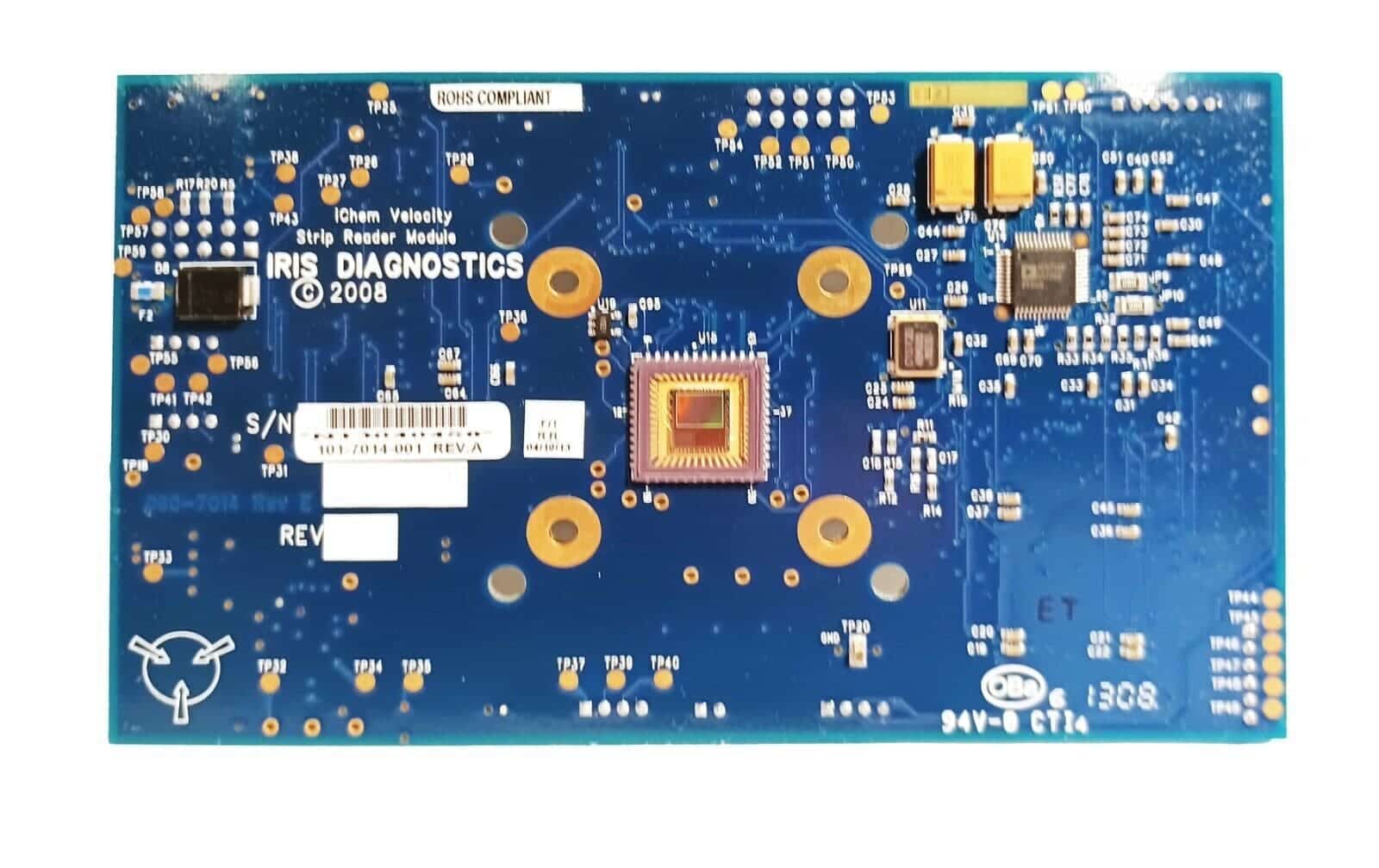 Beckman Coulter Iris IChem Strip Reader Card 101-7014-001 Rev. A