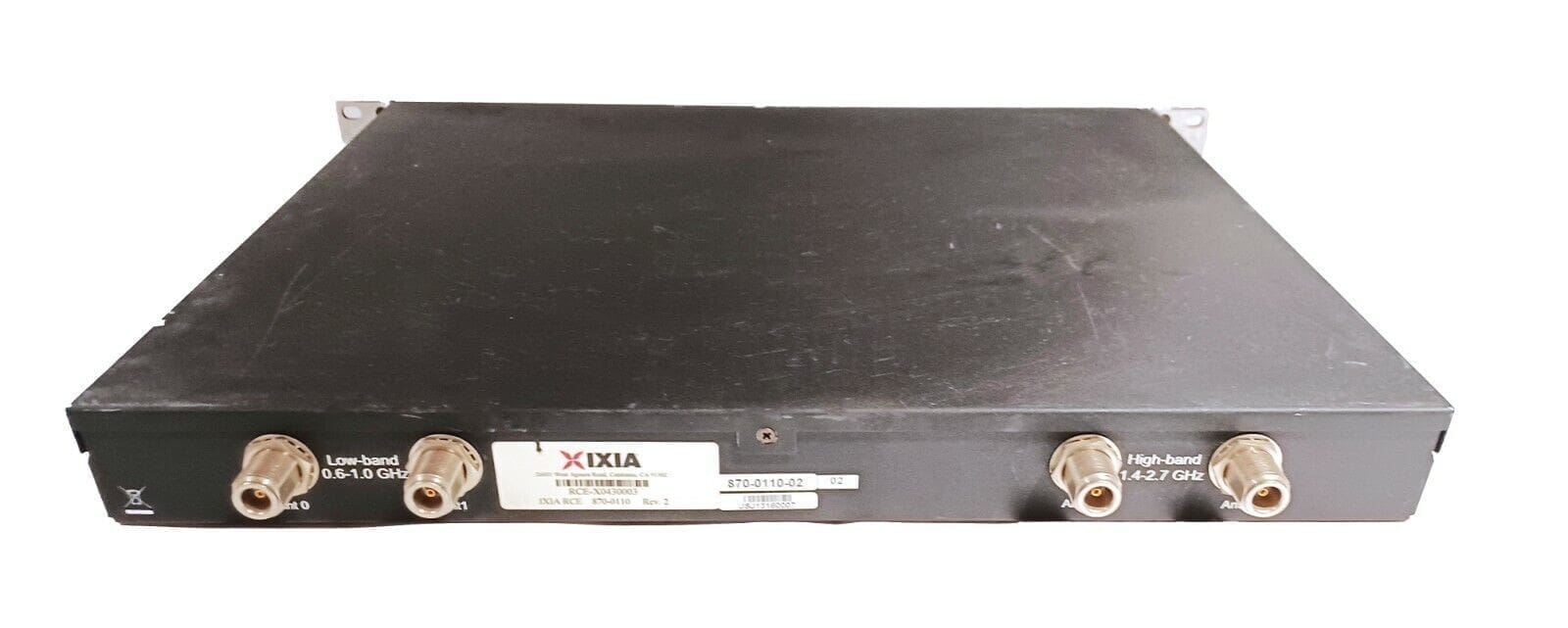 IXIA RCE 870-0110 LOW BAND 0.6-1.0GHz HIGH BAND 1.4-2.7GHz