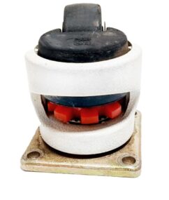 PPI KC60F Leveling Swivel Caster 550lbs Capacity 2" Diameter Wheel Aluminum
