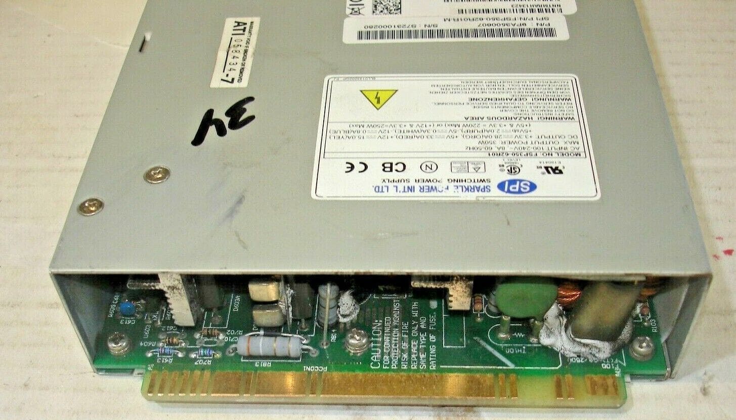 SPARKLE POWER INC SWITCHING POWER SUPPLY FSP350-62R01, 9PA3500607