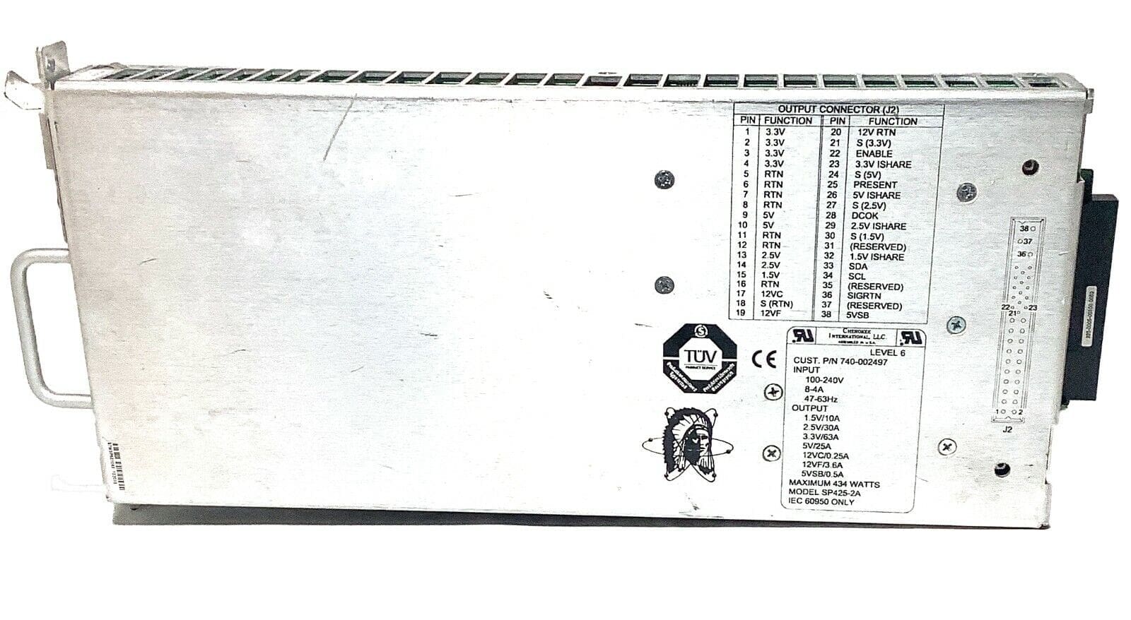 Juniper Networks 740-002497 SP0425 2A Power Supply