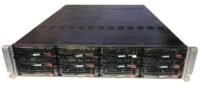 Super Micro 6026TT-HDTRF +2 (X8DTT-HF+) NODES (2 XEON X5650 + 96GB RAM) 1TB SATA