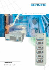 Benning Tebevert 5000 G48E120/41.7/3rfg-PWE, 120325.16 Opt.: 0005 5kVA Inverter