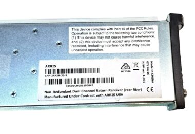 Arris 2RRXR-30 Dual Return Path Receiver CHP-2RRXR-30-S