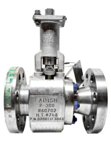 Ladish 2" Zirconium Ball Valve D020011F3B63 API 607 Class 300 Fire Safe