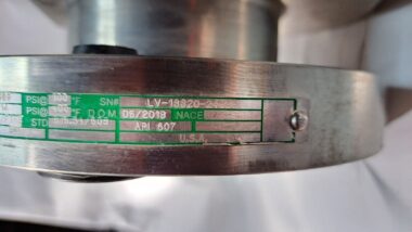 Ladish 3" Zirconium Ball Valve B550 API 607 Class 300 P135-L630-DR24-E30N