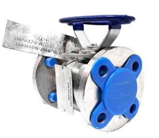 Kinka K41150 1" Inconel 825 Ball Valve API 608 Class 150, Short Handle