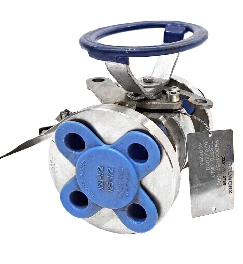 Kinka K41150 1/2" Hastelloy Ball Valve API 608 Class 150, 290 PSI at 100°F