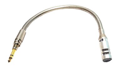 Clear-Com GM-18 18" Plug-In Gooseneck Microphone Threaded 1/4" Connector #687N