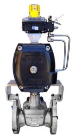 Flowserve 4" Hastelloy Ball Valve, 4.0 Z301 H4-W-H4/M01-CM10272 +B200S07 Act