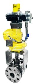 Setpoint 2" Zirconium Ball Valve, ZR702 Class 300 ASTM-B493 +Pneumatic Actuator