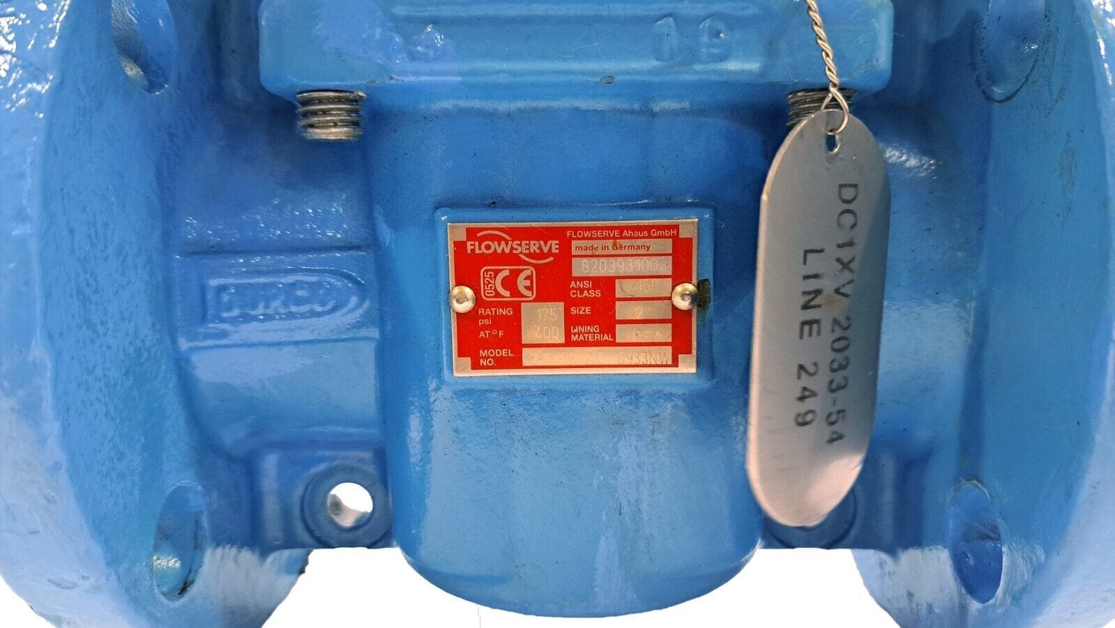 Flowserve 2" Plug Valve 2-T4EB-11C11D933NW with Pneumatic Actuator