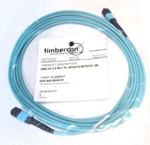 OM3 24 3.8 RLT PL MTE(F)F/MTE(F)F 3M Fiber Optic Patch Cord 3 Meters